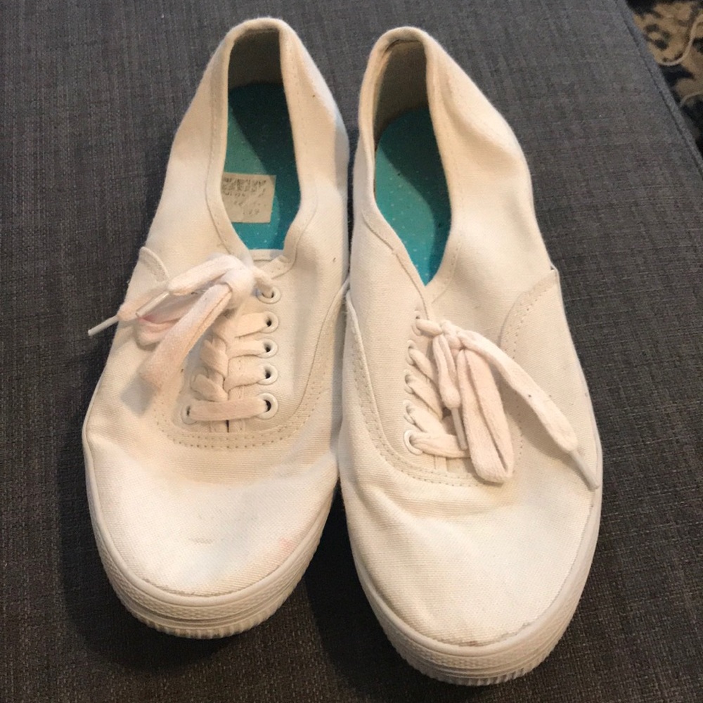 White sneakers